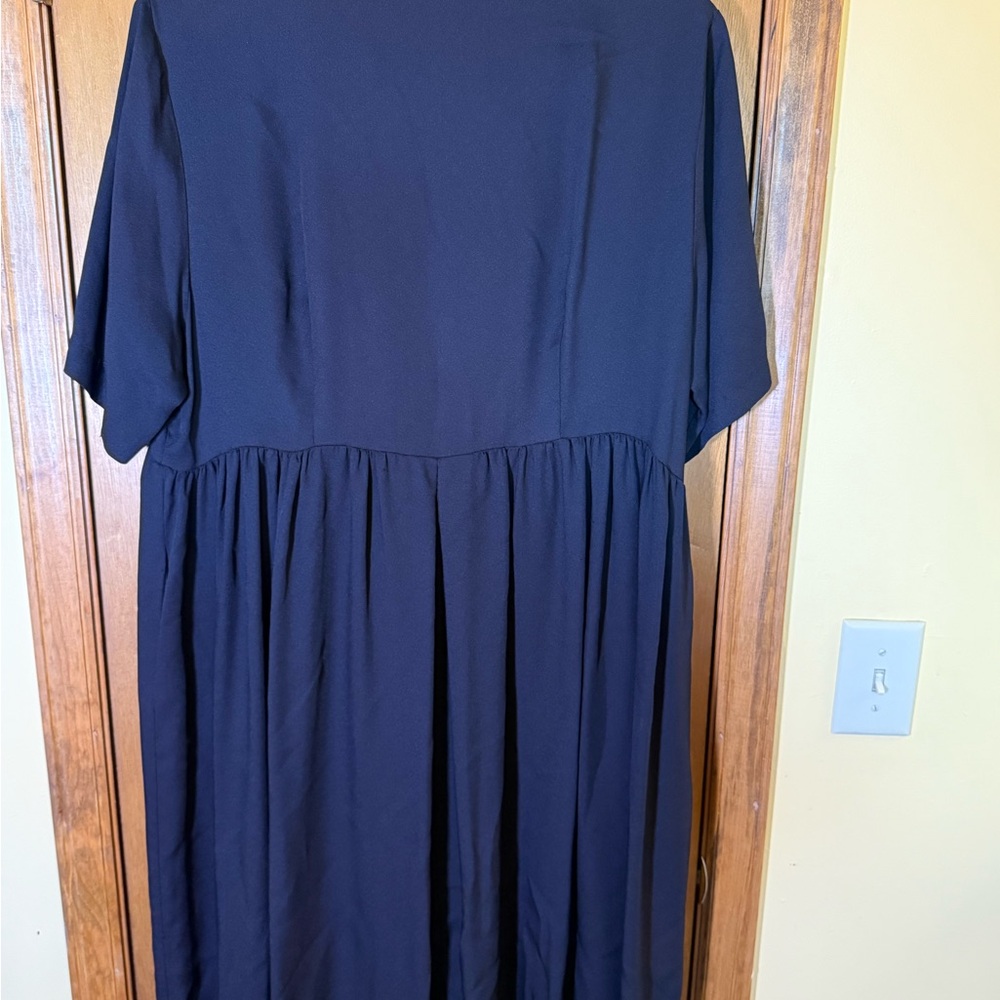 Universal Standard Dark Blue Long Sleeve Dress - Picture 7 of 7